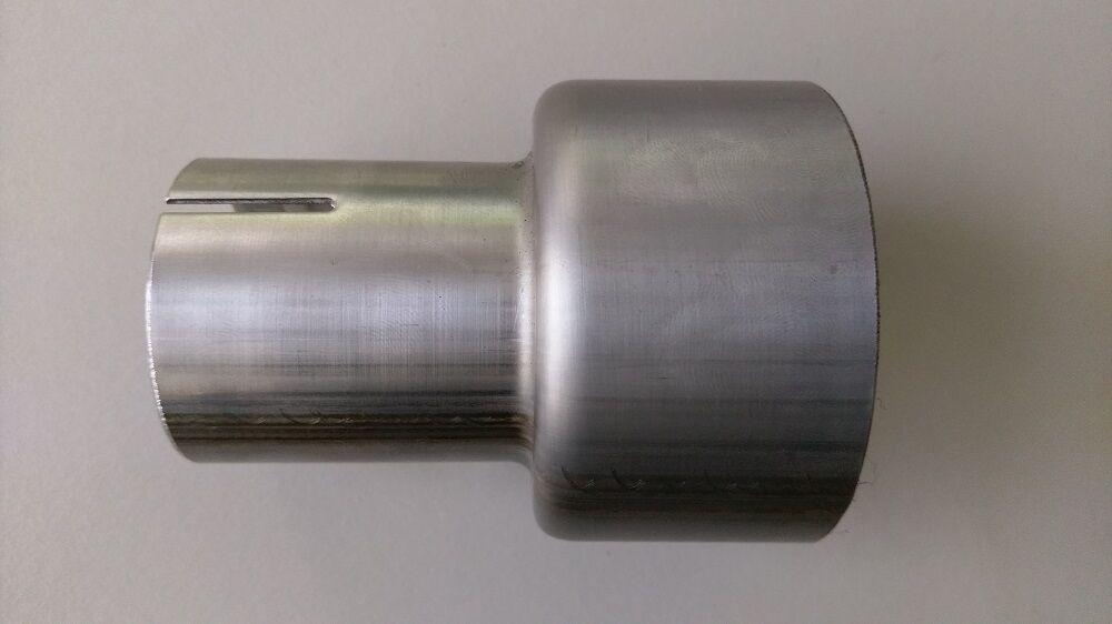 Acero Inox Tubo de Escape Reductor De 70mm Exterior A Interior Elegir Adaptador
