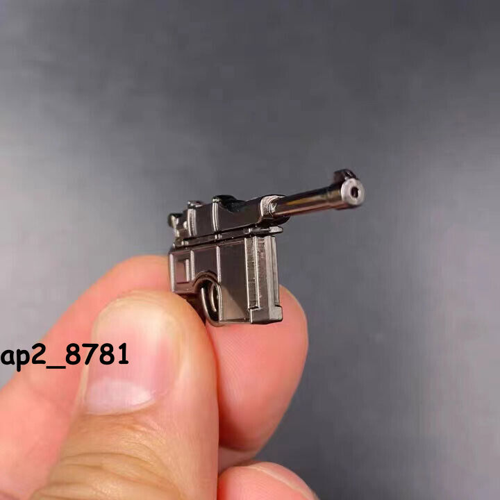 1/6 Scale 1.77'' Metal Mauser Pistol Model for 12