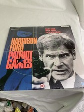 Patriot Games Laserdisc New  Sealed Widescreen Pioneer PAL Harrison Ford