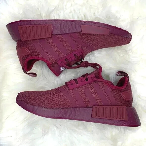 Kære Oberst USA Adidas NMD R1 Boost Women&#039;s Bordeaux Maroon Burgundy Running Sneakers  NEW GX8384 | eBay