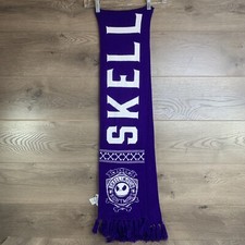 Disney Parks Jack Skellington Purple Fringe Knit Winter Unisex Adult Long Scarf