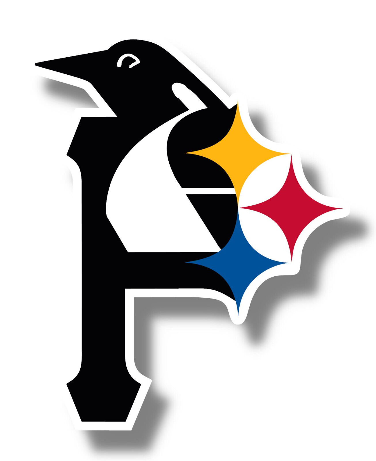 Pittsburgh Steelers Penguins and Pirates Greeting Card 3 