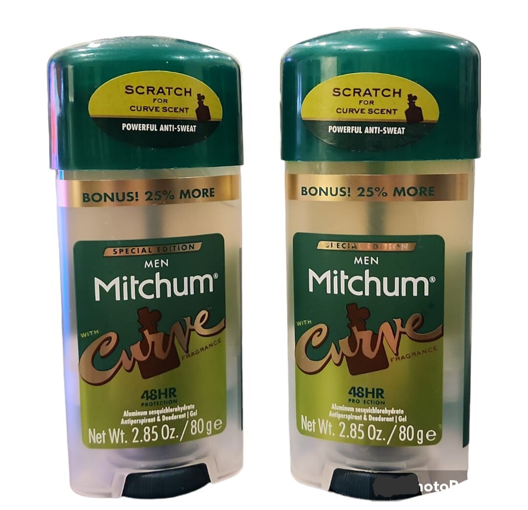 2 MITCHUM Men CURVE Fragrance LIMITED EDITION Antiperspirant