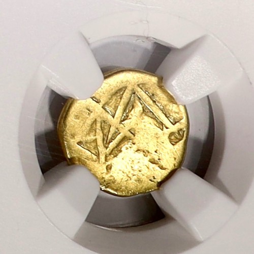 Celts Gold AV 1/4 Stater Gallo-Belgic Certified NGC F 4/5 3/5-1.78 g.