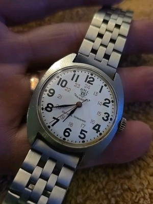 Circa 1970s BALL Official Standard Trainmaster Automatic Steel Prospect Band