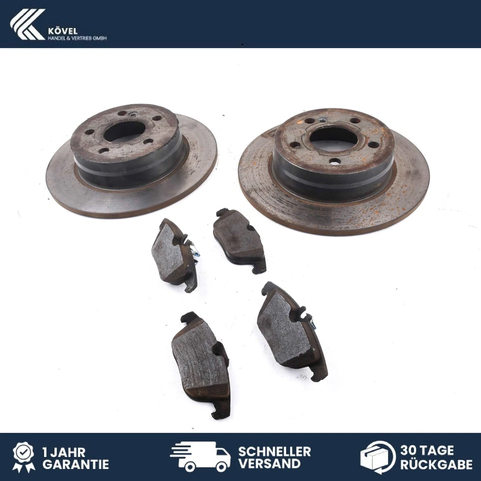Disques de Frein 278mm Avec Plaquettes Arrière Mercedes C-Classe W204 - Photo 3/3