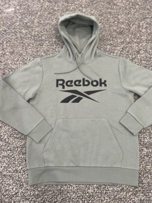 Reebok Mens Core Vector Fleece Hoodie -Iceberg Green - Medium-HD INK -Brand NWT!