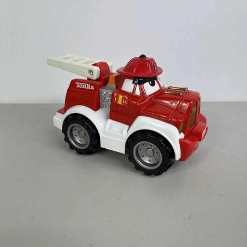 Vintage Tonka Fire Truck Hasbro 1999 With Working Sounds
