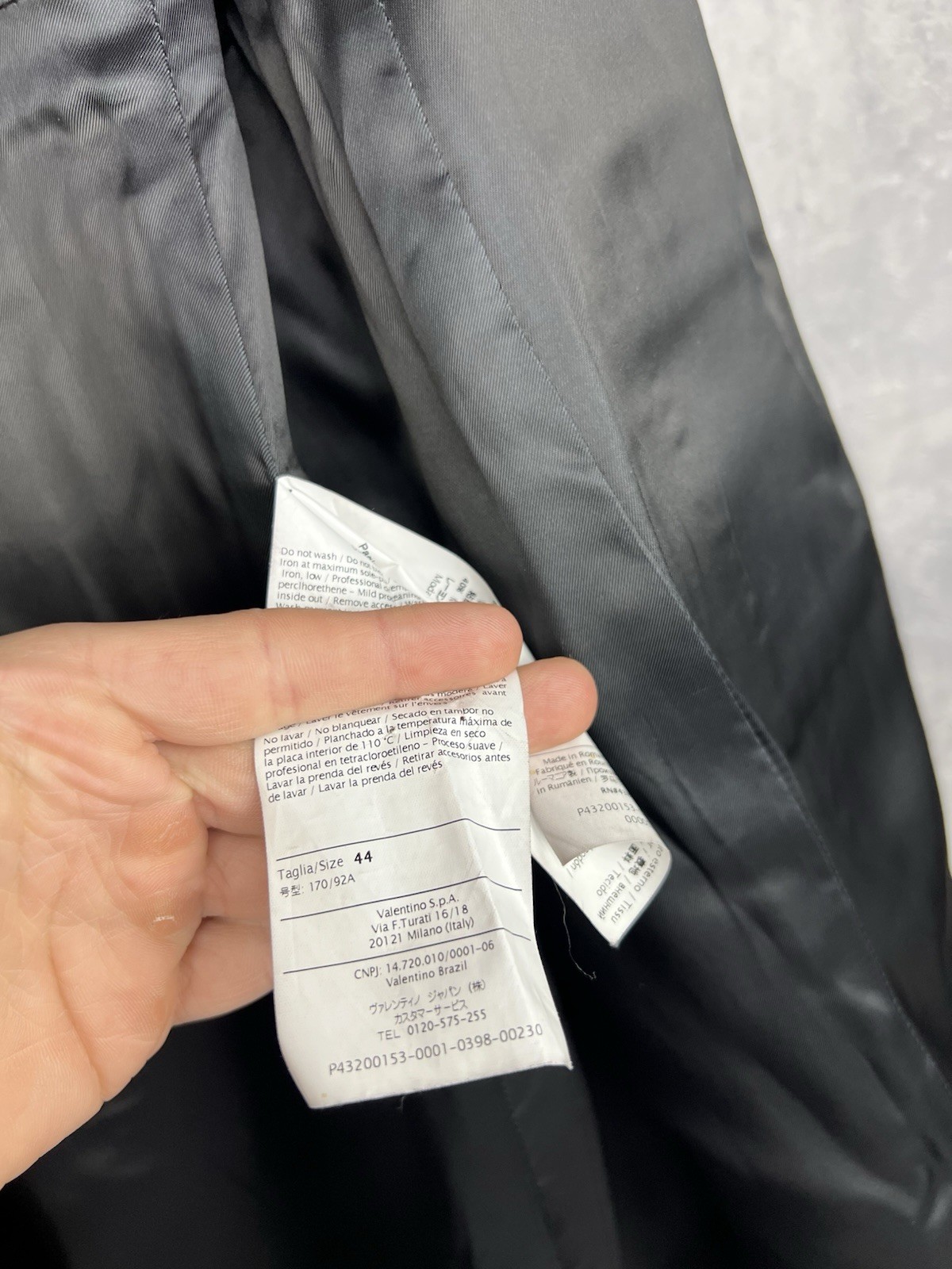 Red Valentino Black Wool Women’s Coat Size 44 thumbnail 10