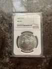 1881-S MORGAN SILVER DOLLAR NGC MS 65