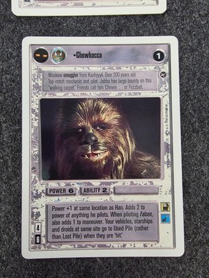 Star Wars CCG Decipher SWCCG: ANH unlimited wb revised Chewbacca
