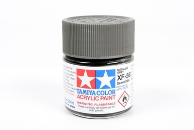 Tamiya TAM81356 Acrylic XF56, Flat Metal Gray