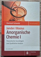 Jander/Blasius, Anorganische Chemie I: Theoretische... | Buch | Zustand sehr gut