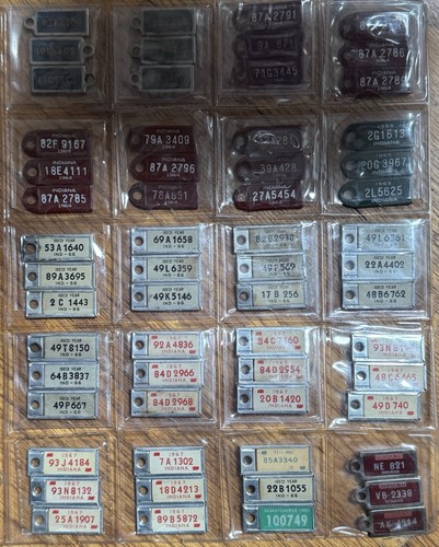 60 DAV Tag Keychain License Plates