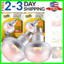 Basking Light for Reptiles, 2-Pack 100W Upgraded Intense Basking Spot, Reptil...