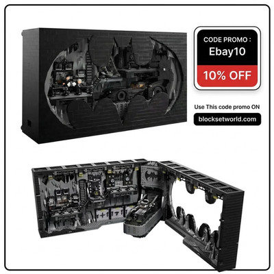Batcave Shadow Box Set 76252 | MOC | 3981 PCS Building Bricks Set