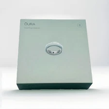 Oura Ring Gen 4 -Size 6 - Ceramic (Tide) NEW SEALED Smart Ring