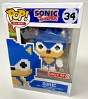 Funko Pop 8-Bit Sonic #34 Target Exclusive Vinyl Figure Box Damage Rare