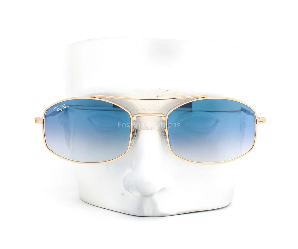 Gafas de sol Ray-Ban RB 3719 9262/3F pulidas oro rosa azul claro degradado con estuche Foto 2 de 4