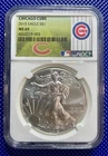 2015 * NGC * Silver Eagle S$1 * MS69 * CHICAGO CUBS * #4262219-003