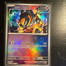 Iron Boulder 046/131 Pokeball Holo Prismatic Evolutions Pokemon NM/M