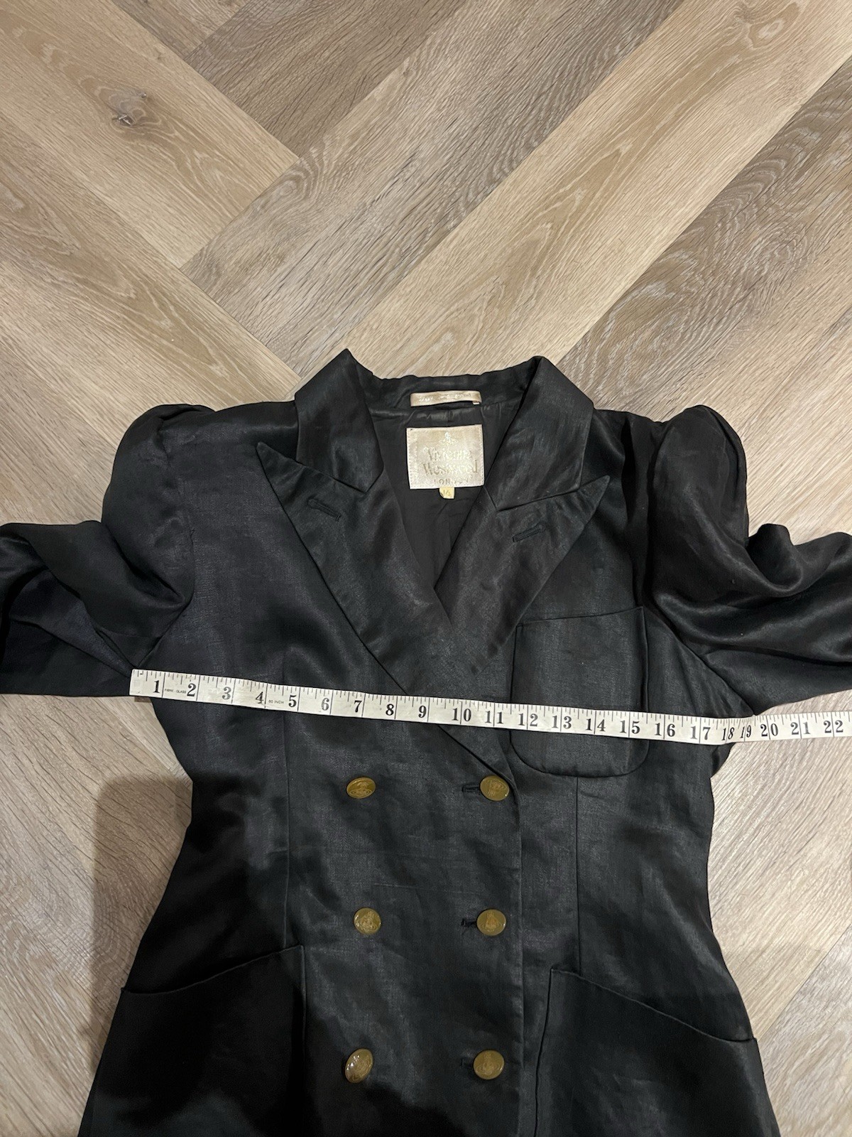 Vintage Rare Vivienne Westwood Double breasted Gold Label Blazer Jacket UK14 image 10