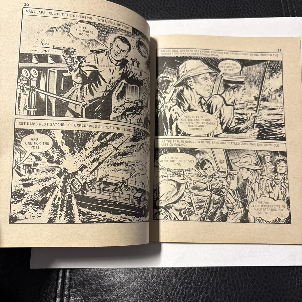 Commando War Stories In Pictures Comic - Dynamite Dan - Number 1843 - Image 3 of 4