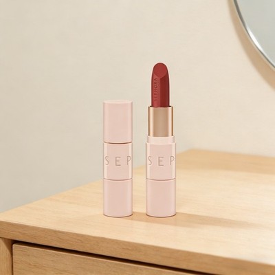 NIB SEPHORA COLLECTION Lipstick Matte Velvet High Standards Red Pink 0.12oz