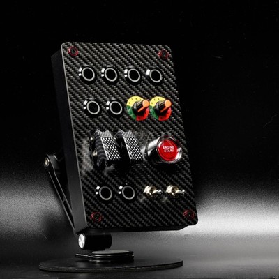 SIMNANMU-BOX-V6 Sim Racing Button Box for Euro Truck Simulator Assetto Corsa new