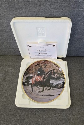 Danbury Mint Beachcomber Lesley Harrison Free Spirits Collection Pferdeteller