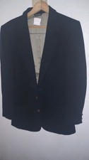 Vintage Pierre Cardin Wool Cashmere Jacket Mens 38 Navy Sport Coat Blazer 2 Butt