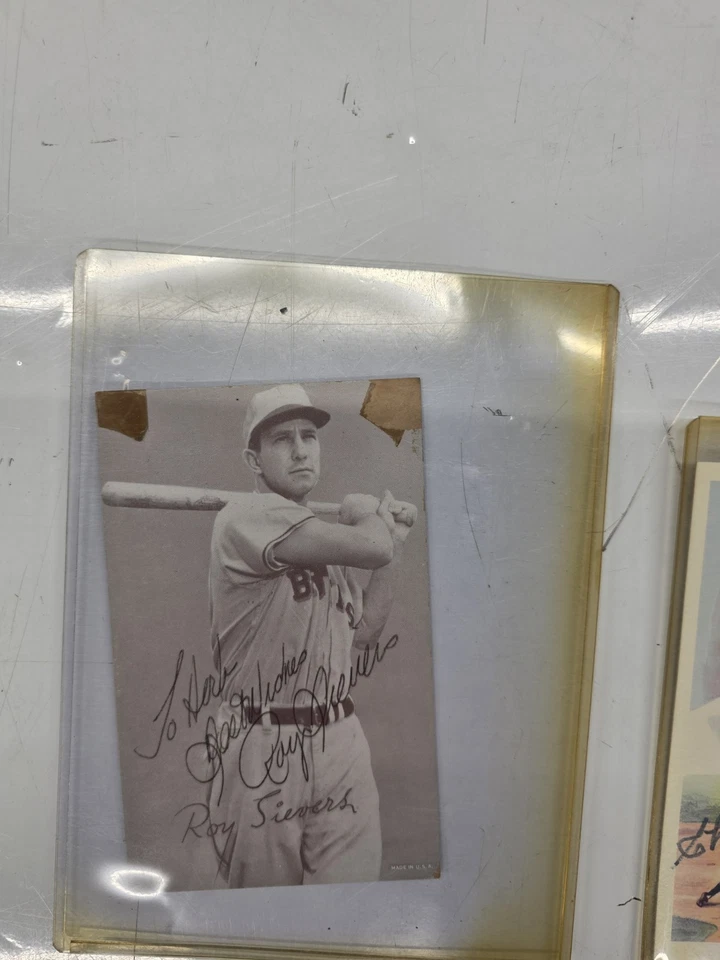 Lot Of Signed Vintage Baseball Postcard, Photos, Duke Snider, Gehringer, Sewell - Image 3 of 4