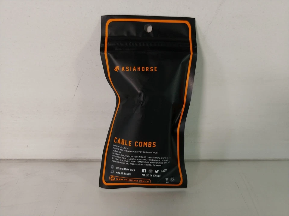 Lot of 5 New AsiaHorse 2023 Computer Organization Cable Combs (Clear) - Image 2 of 3