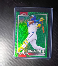 Topps 2026 Series 1 Green Parallel Ronald Acuña Jr. Atlanta Braves #50
