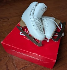 Edea Motivo Ivory white Figure Skates with blades size 225 C