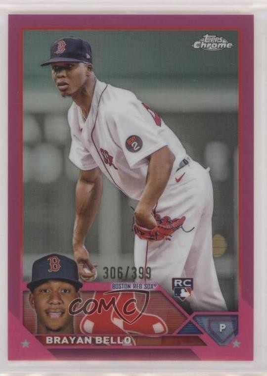 2023 Topps Chrome Magenta Refractor 306/399 Brayan Bello #57 0at1