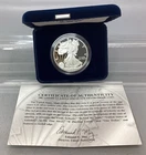 2007 W Proof American Silver Eagle - With Box & CoA