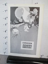 mag ad 1924 commercial artist advertising E. ERICKSON Columbus Circle