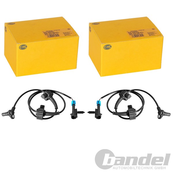 2X Hella ABS-SENSOR Raddrehzahl Hinten Passend FüR Chevrolet Silverado-image