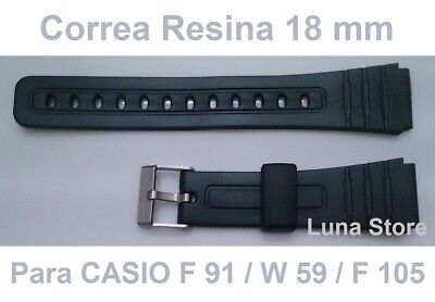 Casio F 91w Correa Metal