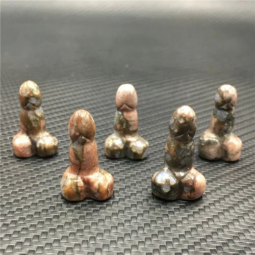 Wholesale Natural mix mini Penis Carved quartz Crystal Massager Wand Healing - Picture 129 of 296