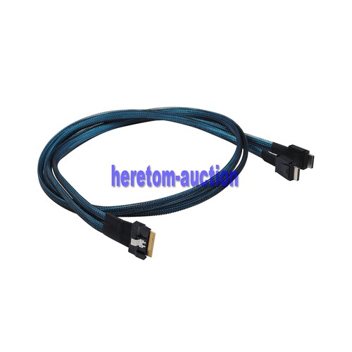 Ultraport Slimline SAS Slim 4.0 SFF-8654 8i 74pin to Dual Oculink SFF-8611 Cable - 第 11/20 張圖片