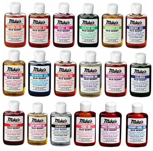 Atlas Mike's Glo Scent Oils Fish Attractants Herring Salmon Tuna Anchovy Fishing