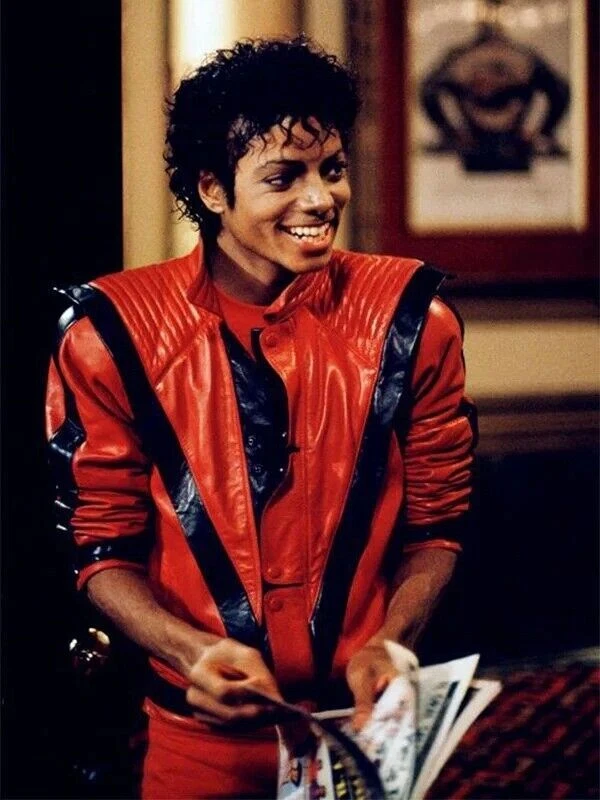 Michael jackson thriller red leather cheap jacket