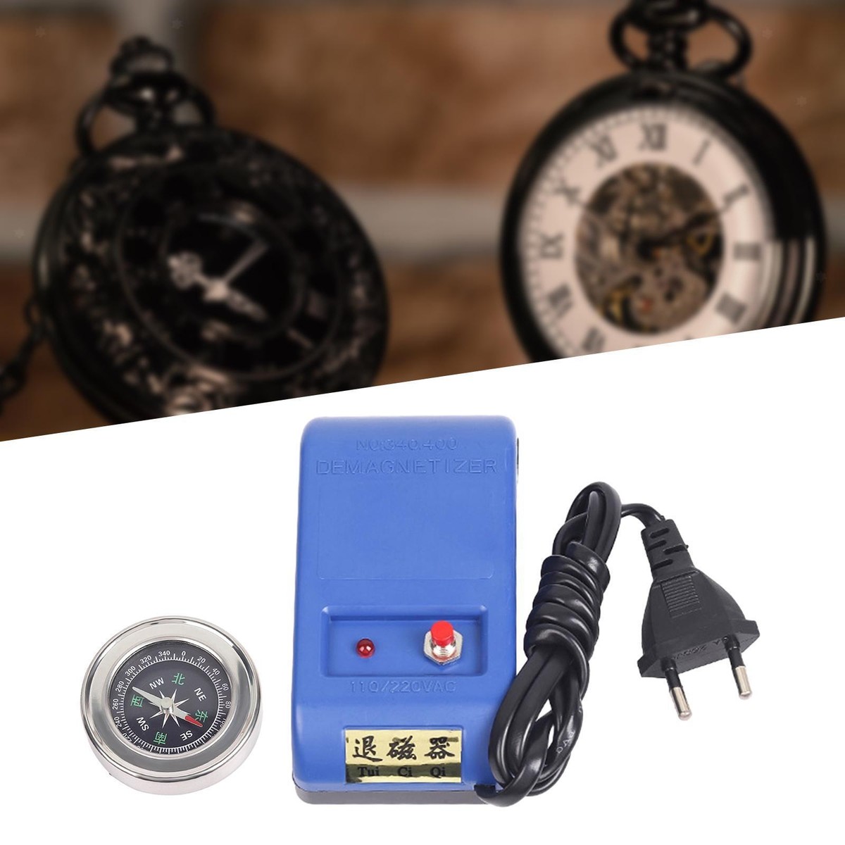 Uhrenentmagnetisierer, Praktisches Mechanisches Uhrenzubehör