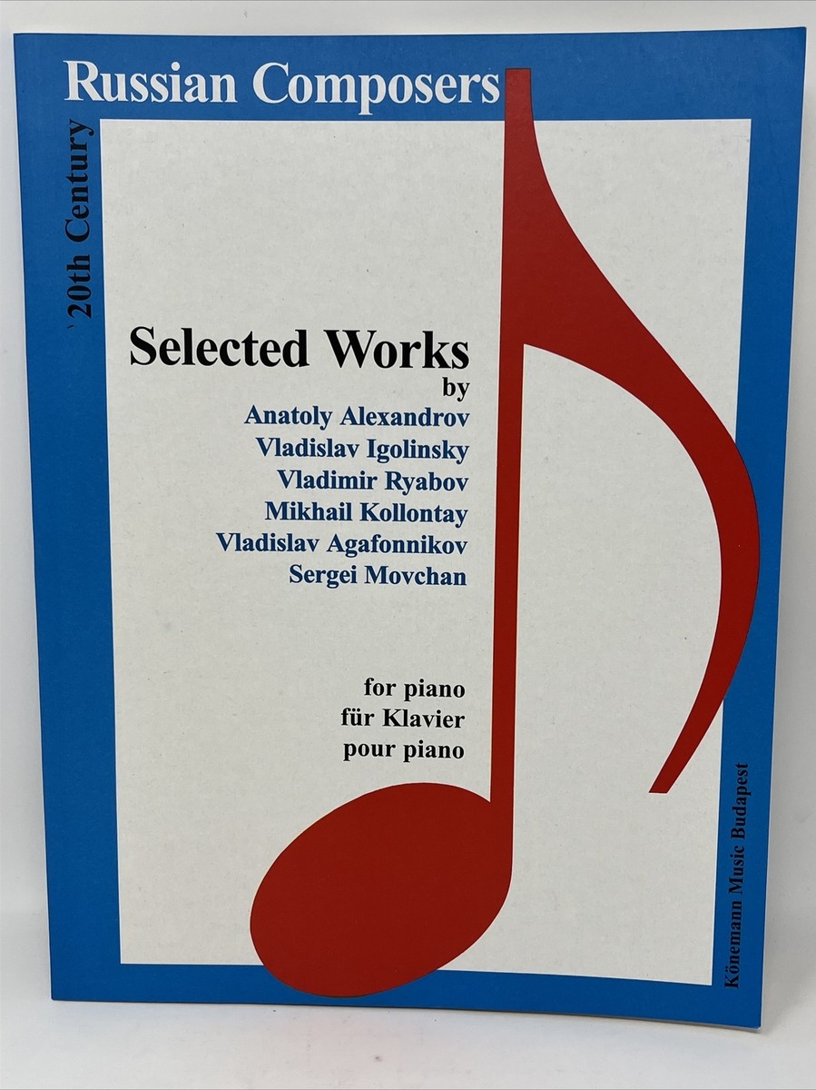 20th Century Russian Composers - Selected Works for Piano Klavier Konemann  Music 9789639059757 | eBay UK