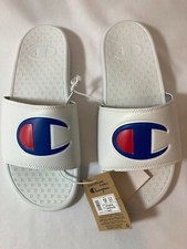 NEW Men's Champion Super Slide Sandals White - CPS10247M