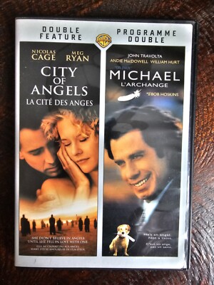  Double Feature DVD  - City of Angels + Michael - Travolta , Nicolas Cage《A4》