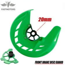 Front Brake Disc Rotor Guard Cover 20mm For Kawasaki KX250 KX250F KLX450R KX450F