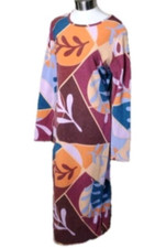 🆕NEW *Latino Heritage Month* Printed Knit A line DRESS sz XL Multicolor *NWT*🆕